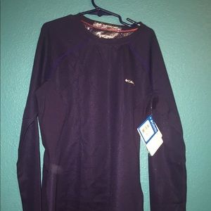 NWT Columbia Extreme Cold Purple Long Sleeve